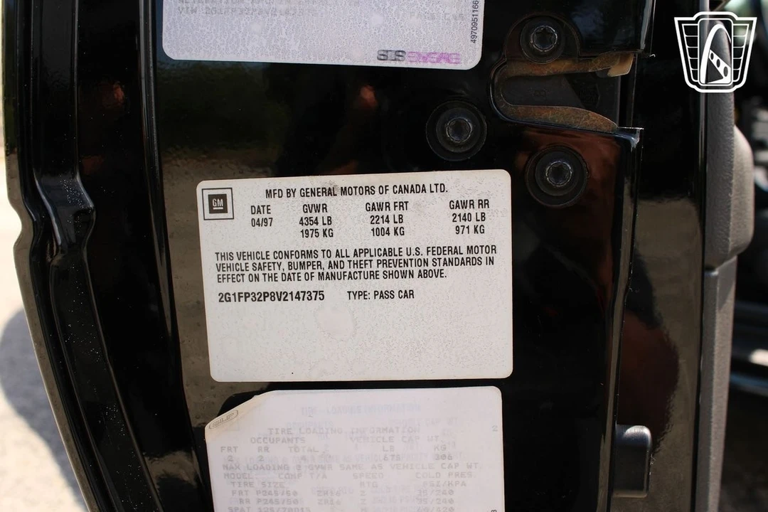 1997 Chevrolet Camaro 4th Gen - Image 3 of 12