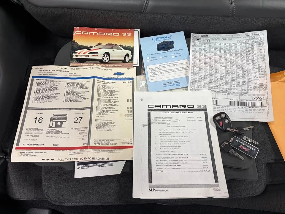 1997 Chevrolet Camaro SS 4th Gen - Image 18 of 20