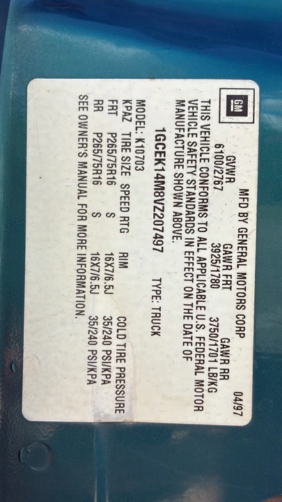 1997 Chevrolet C/K 4th Gen - Image 13 of 13