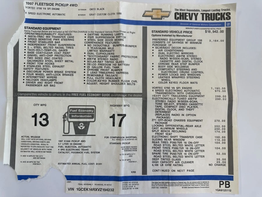 1997 Chevrolet Silverado - Image 29 of 30