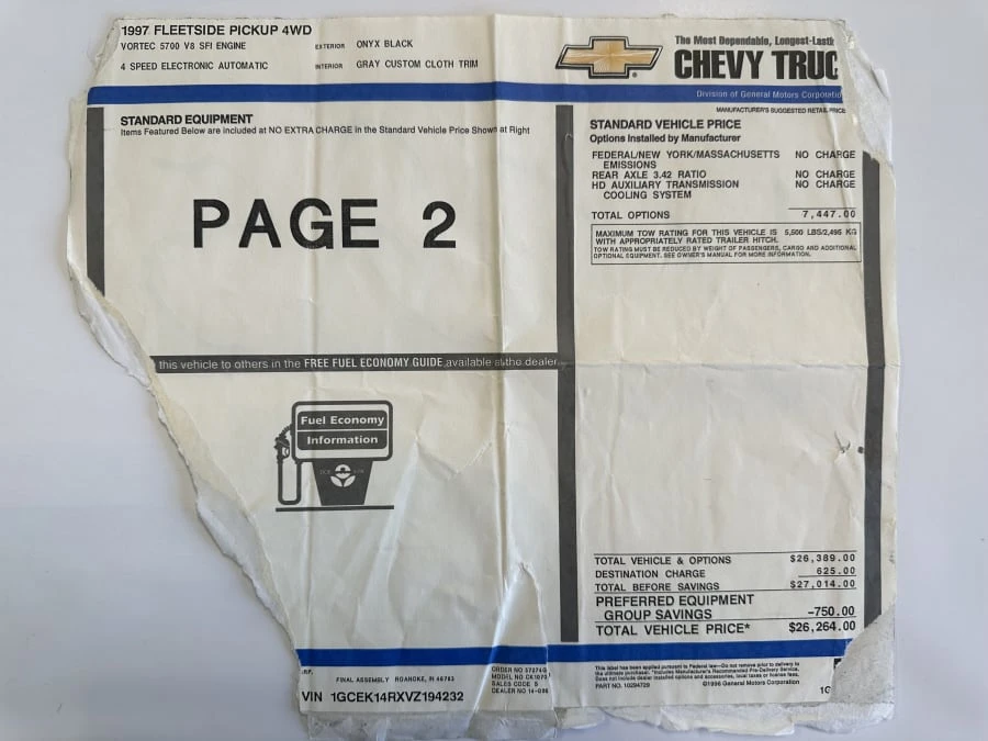 1997 Chevrolet Silverado - Image 30 of 30