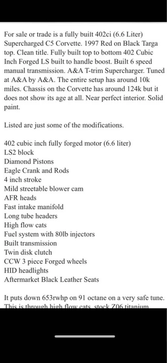 1997 Chevrolet Corvette C5 - Image 5 of 7