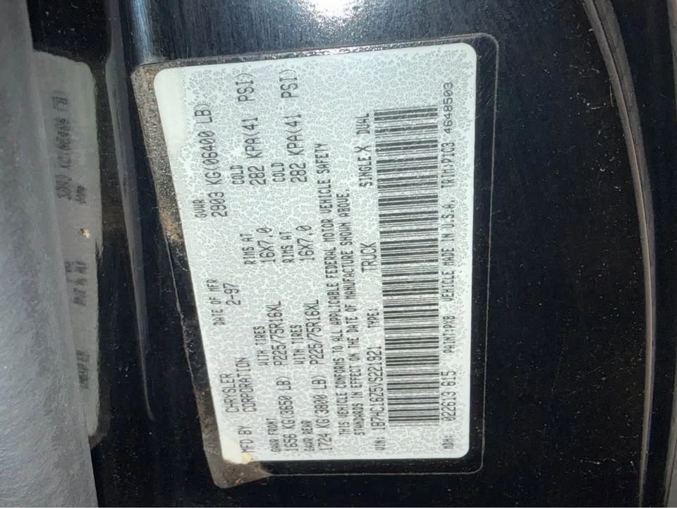 1997 Dodge Ram 2nd Gen - Image 7 of 15
