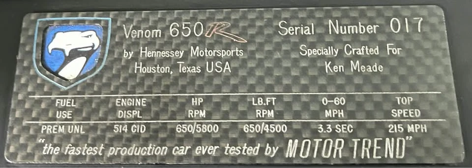 1997 Dodge Viper 2nd Gen - Image 7 of 9