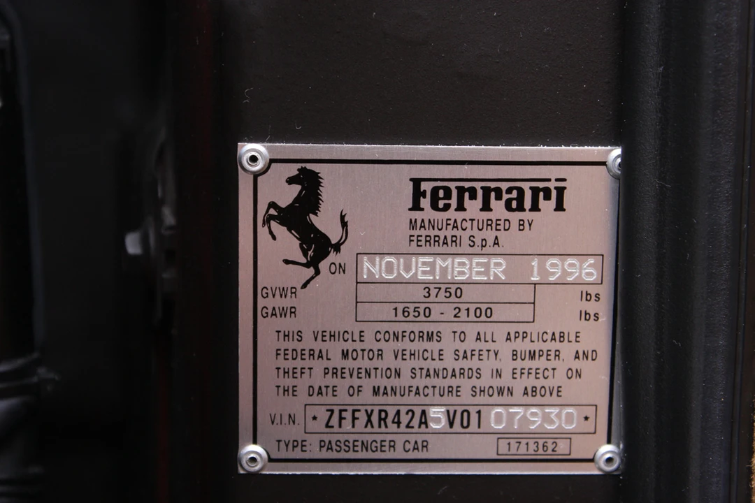 1997 Ferrari F355 GTS - Image 20 of 31