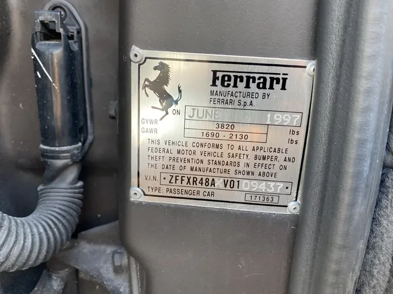 1997 Ferrari F355 Spider - Image 17 of 31
