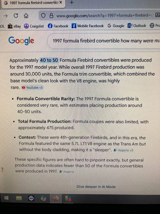 1997 Pontiac Firebird Formula 4th Gen - Image 12 of 20