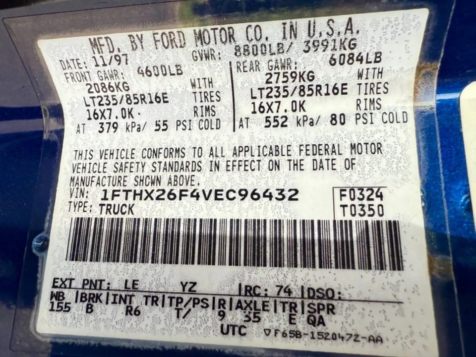 1997 Ford F-Series 9th Gen - Image 19 of 21