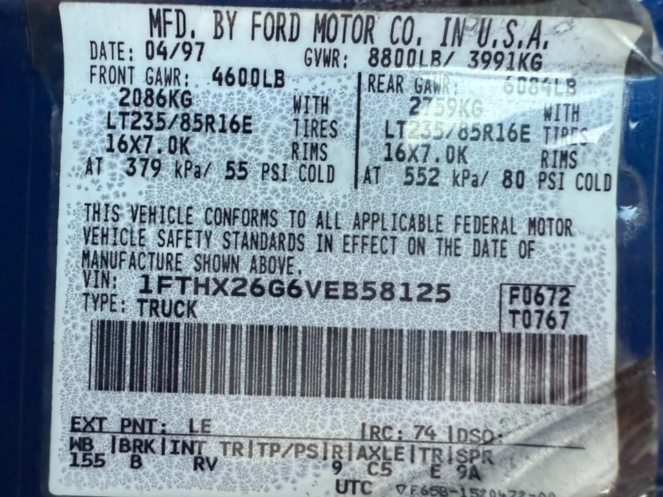 1997 Ford F-Series 9th Gen - Image 14 of 21