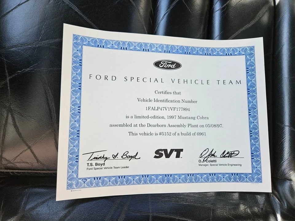 1997 Ford SN95 Mustang Cobra - Image 25 of 27
