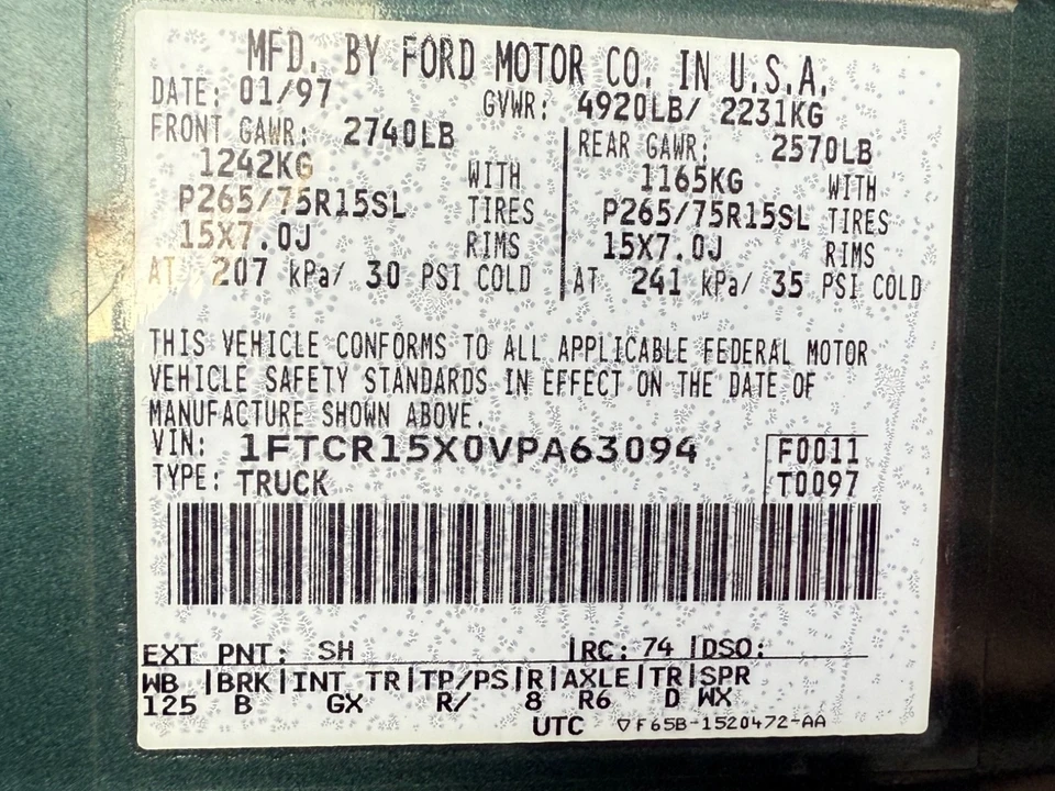 1997 Ford Ranger 1st Gen - Image 18 of 21