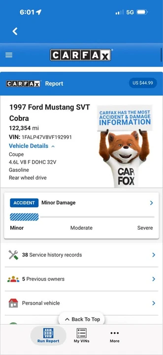1997 Ford SN95 Mustang Cobra - Image 17 of 18
