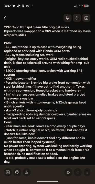 1997 Honda EK Civic - Image 16 of 16