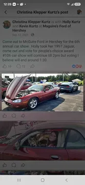 1997 Jaguar XK XK8 Convertible 2D