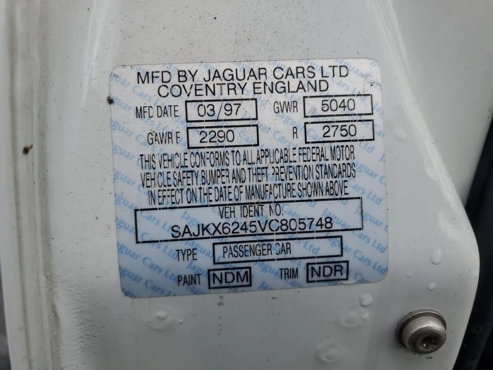 1997 Jaguar X300 XJ - Image 13 of 13