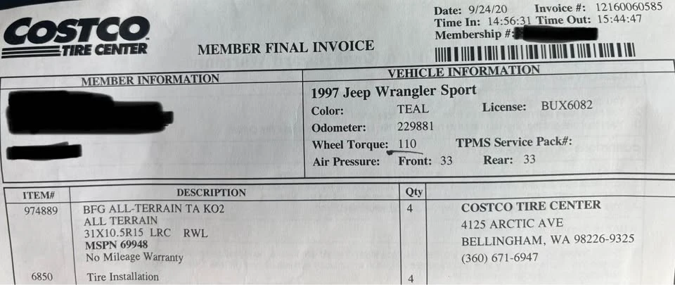1997 Jeep TJ Wrangler - Image 7 of 7