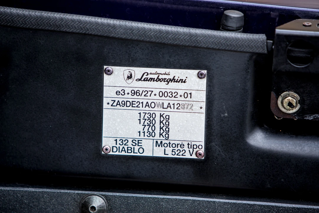 1997 Lamborghini Diablo SV - Image 26 of 31