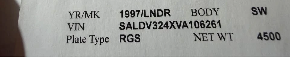 1997 Land Rover Defender 90 - Image 13 of 13