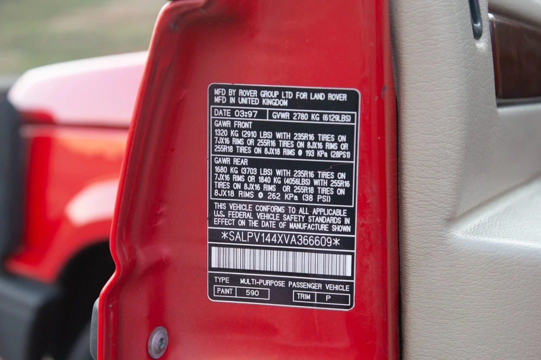 1997 Land Rover Range Rover P38A - Image 19 of 21