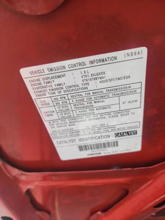 1997 Mazda NA MX-5 Miata - Image 13 of 17