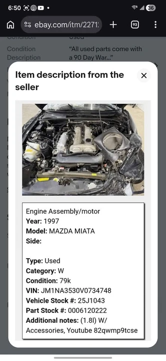 1997 Mazda NA MX-5 Miata - Image 16 of 18