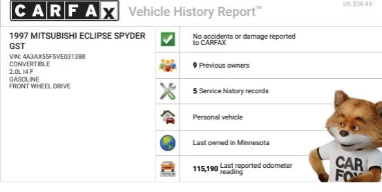 1997 Mitsubishi Eclipse 2nd Gen - Image 4 of 6