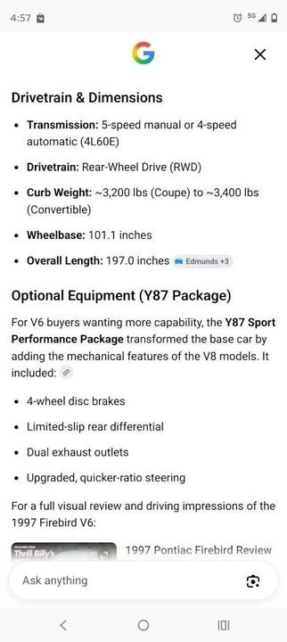 1997 Pontiac Firebird 4th Gen - Image 2 of 13