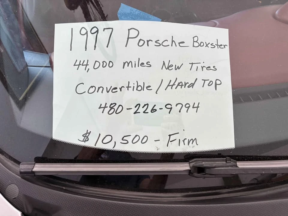 1997 Porsche 986 Boxster - Image 2 of 2