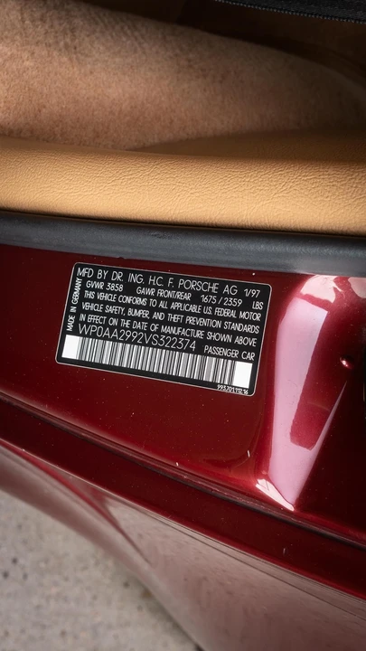 1997 Porsche 993 Carrera 4S - Image 12 of 16