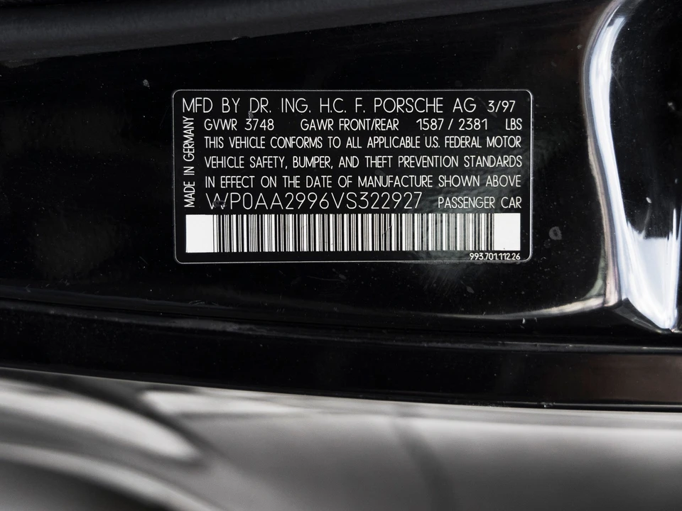 1997 Porsche 993 Carrera S - Image 9 of 31