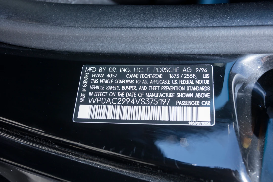 1997 Porsche 993 Turbo - Image 11 of 22