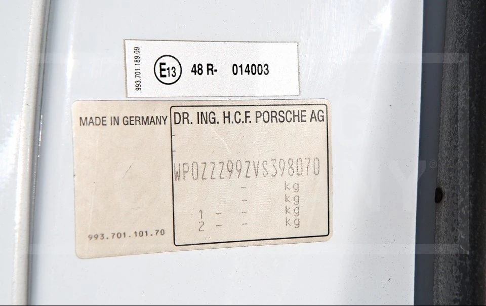 1997 Porsche 993 Carrera - Image 17 of 17