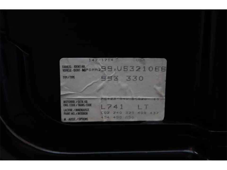 1997 Porsche 993 Carrera - Image 31 of 31