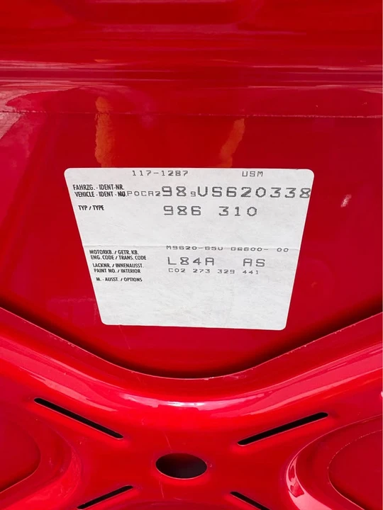 1997 Porsche 986 Boxster - Image 7 of 7