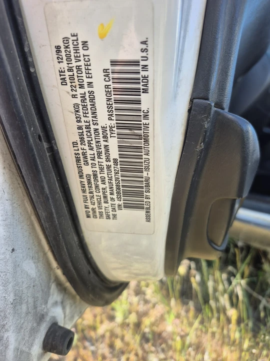 1997 Subaru Outback 1st Gen - Image 5 of 12