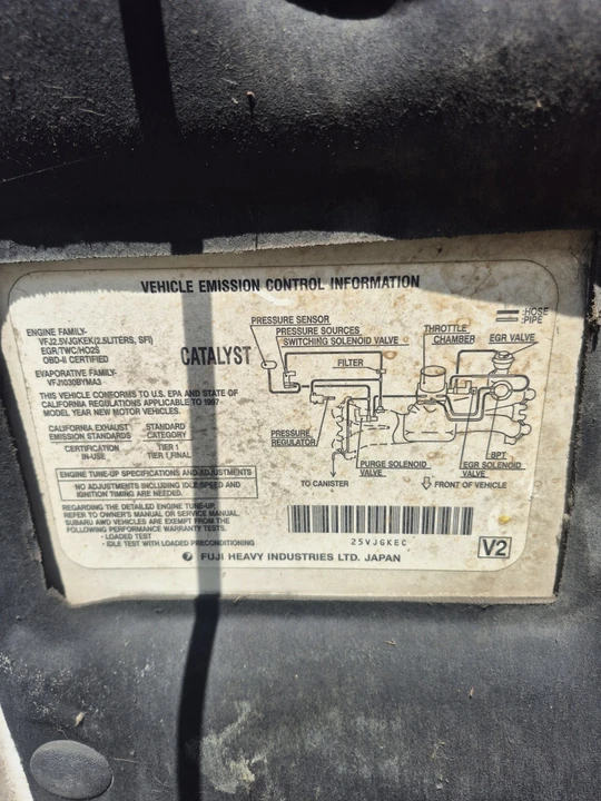 1997 Subaru Outback 1st Gen - Image 7 of 12