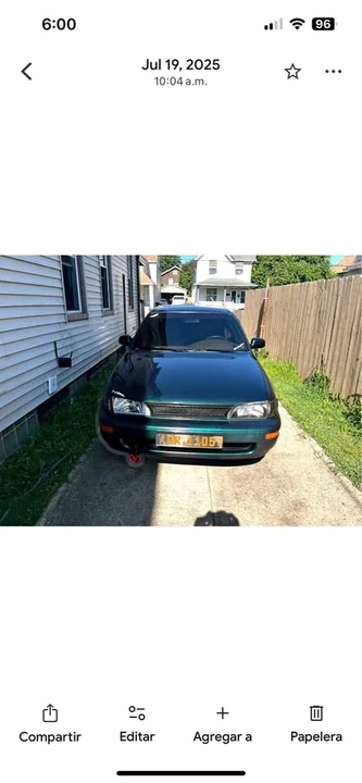 1997 Toyota Corolla 8th Gen - Image 1 of 1