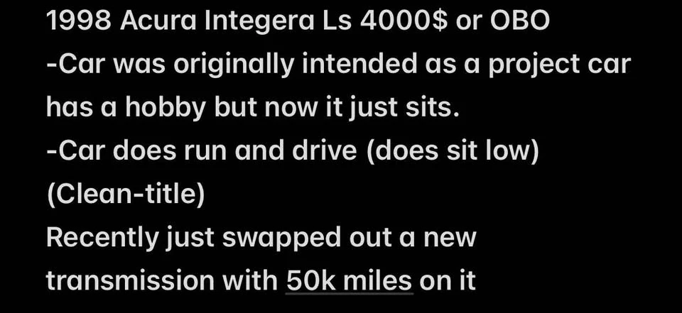 1998 Acura Integra 3rd Gen - Image 15 of 16