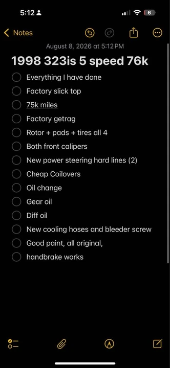 1998 BMW E36 3 Series - Image 2 of 2