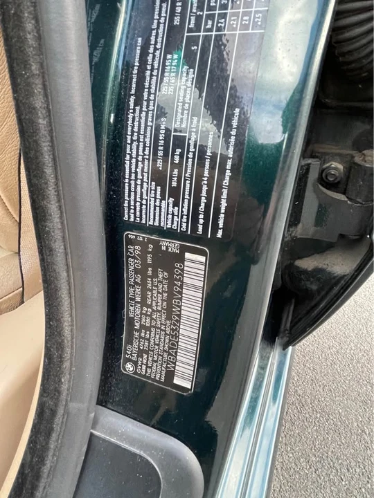 1998 BMW E39 540i - Image 12 of 20