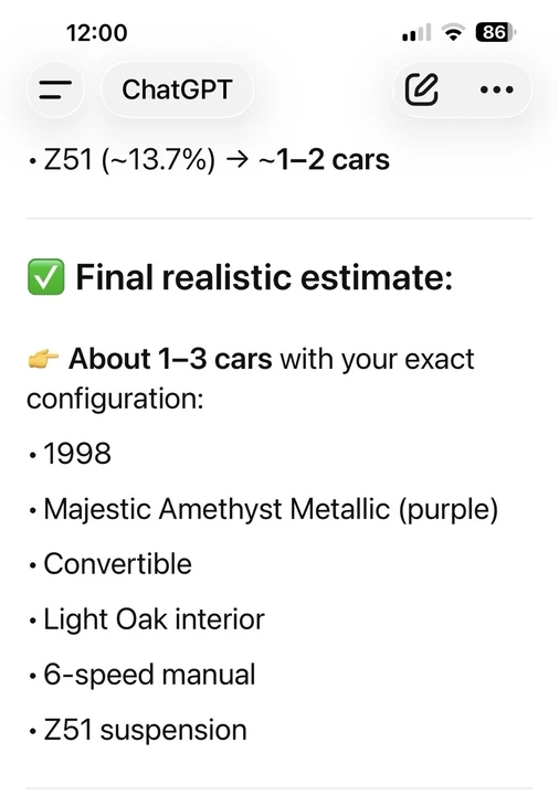 1998 Chevrolet Corvette C5 - Image 6 of 6