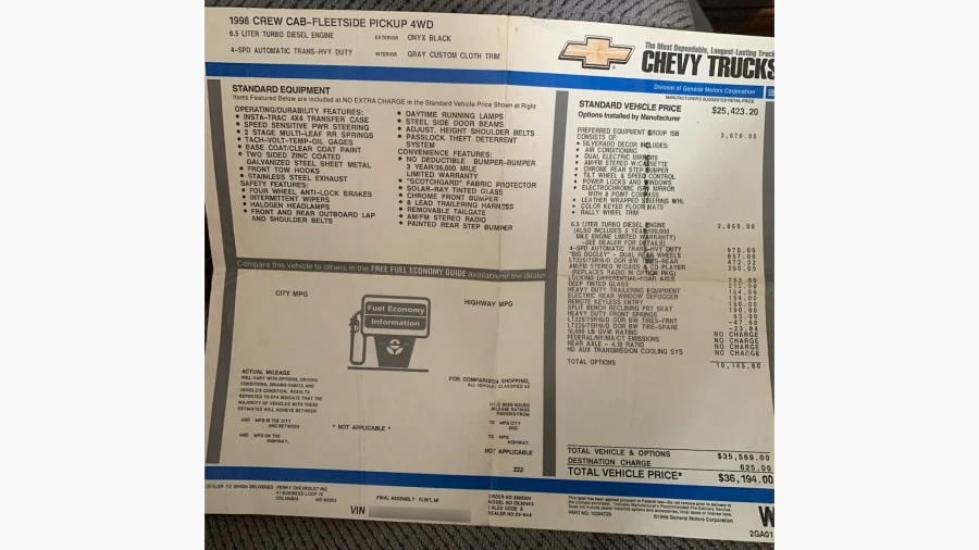1998 Chevrolet C/K 4th Gen - Image 10 of 10