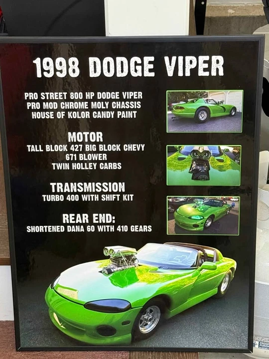 1998 Dodge Viper 2nd Gen - Image 8 of 8