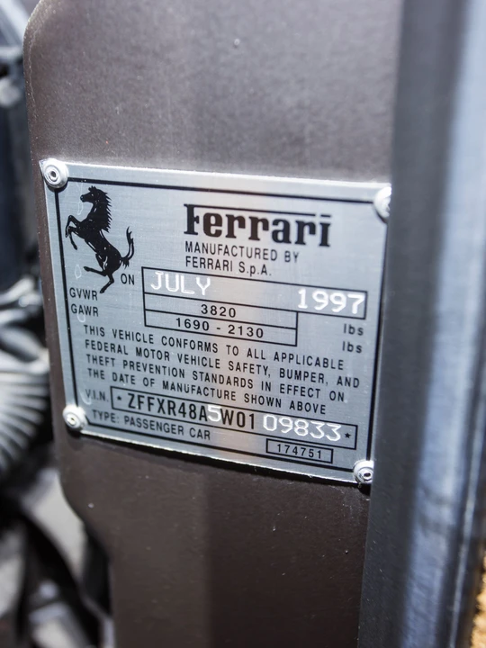 1998 Ferrari F355 Spider - Image 9 of 31