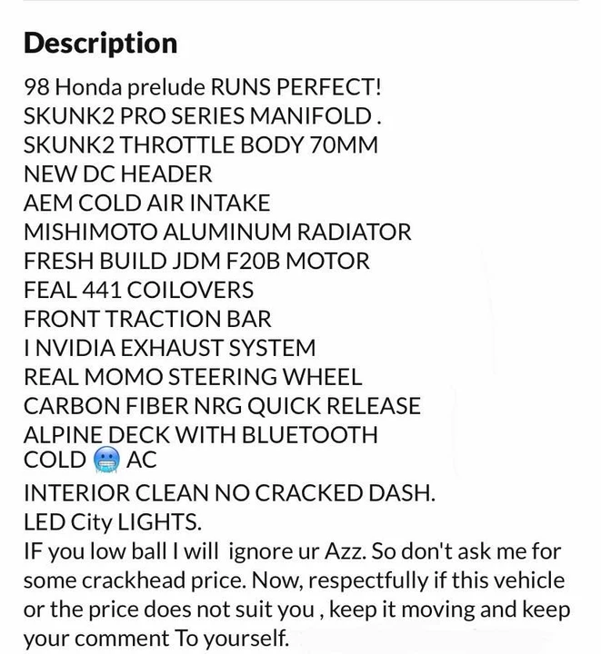 1998 Honda Prelude 5th Gen - Image 10 of 10