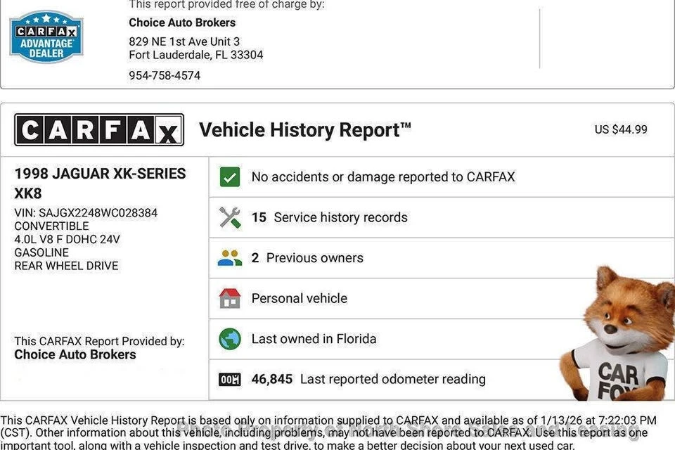 1998 Jaguar X100 XK8 - Image 2 of 19