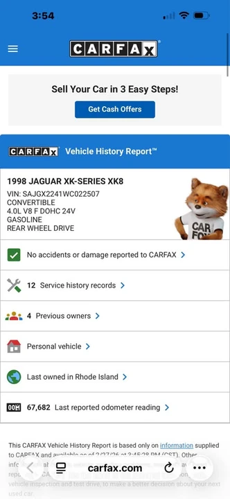 1998 Jaguar X100 XK8 - Image 16 of 18