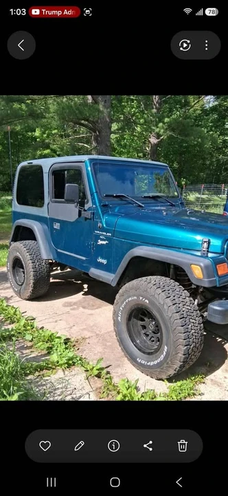 1998 Jeep TJ Wrangler - Image 2 of 6