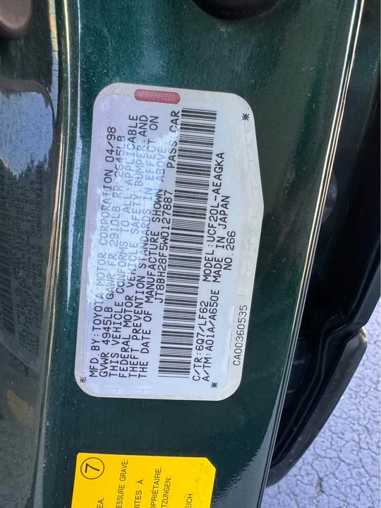 1998 Lexus LS 2nd Gen - Image 15 of 16