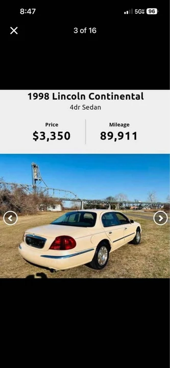 1998 Lincoln Continental 9th Gen - Image 6 of 10